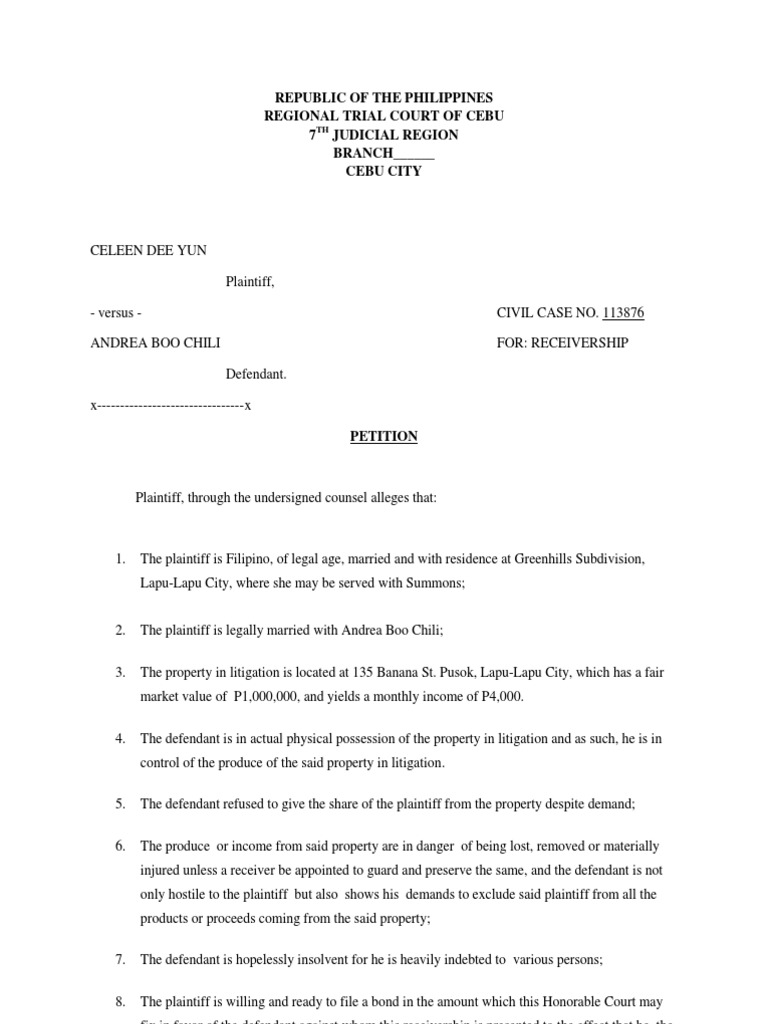 Beryl Receivership PDF Lawsuit Government