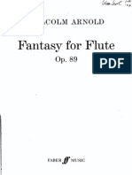 Arnold - Fantasy For Flute Solo Op.89
