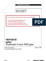 Data Sheet: HEF4081B Gates