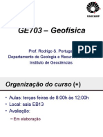 GE703 – Introdução à Geofísica