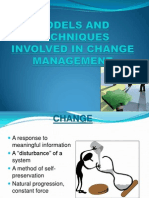 Models and Techniques Involved in Change Management