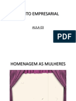 Direito Empresarial Aula 03