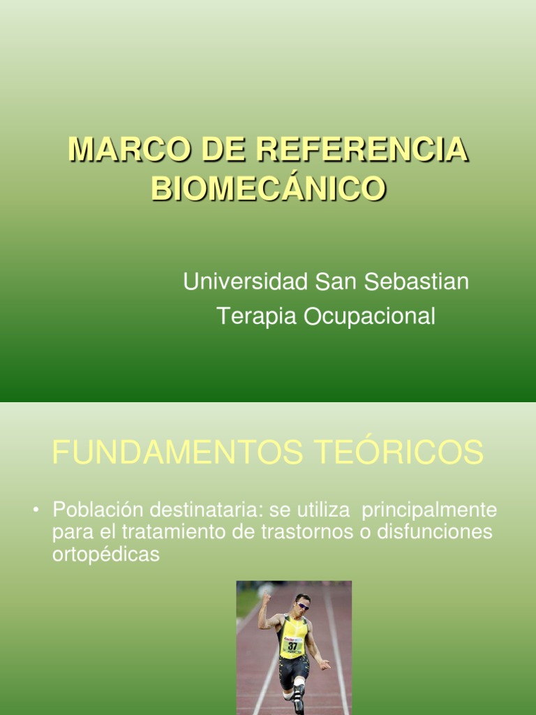 Marco de Referencia Biomecánico | PDF | Biomecánica | Ejercicio físico