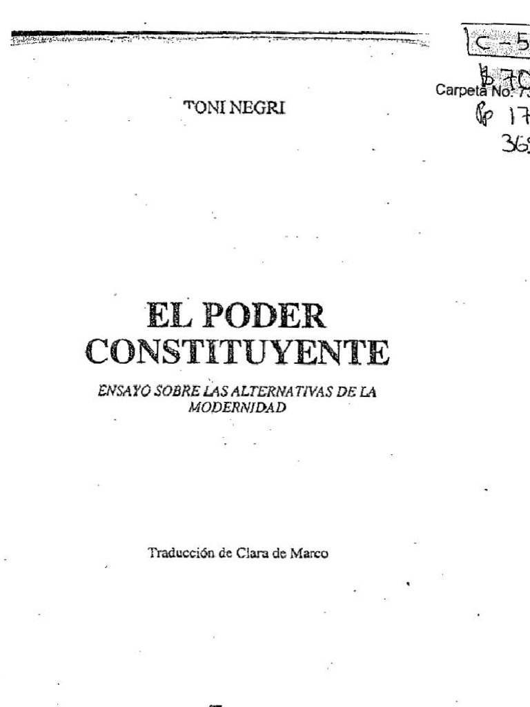 Poder Constituyente y Democracia: Crisis | PDF | Democracia ...