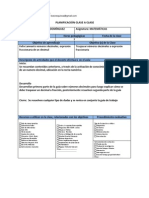 PLANIFICACIÓN CLASE A CLASE Semana Del 18 Al 25