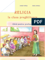 Religia La Clasa Pregatitoare - Ghid Pentru Profesori