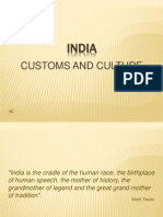 India: Customs and Culture