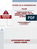 FORMULACIONDELAVISIONMISIONPRINCIPIOSYVALORES