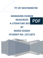 University of Westminster: Word Count: 2057