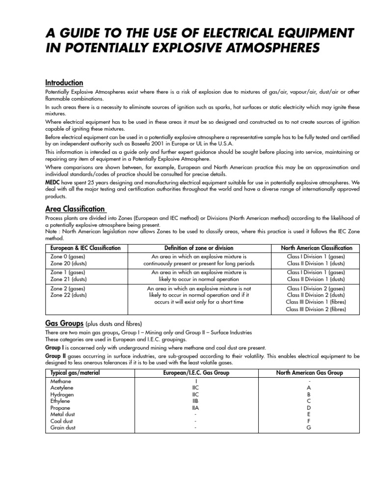 Ex Equipment Guide | PDF | Technology & Engineering