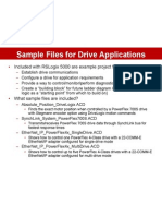 Sample Files For Drive Applications