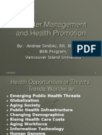 Disaster Management and Health Promotion Ads