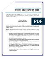Constitucion de Ecuador 2008