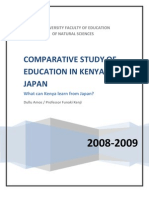 Comparative Study of Education in Kenya and Japan: What Can Kenya Learn?