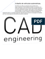 Uso Del CAD en El Diseño de Vehículos Automotrices