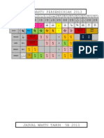 Jadual Waktu Sendiri Dan Kelas 2013 - Display