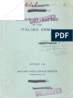  WWII 1942 Italian Army Report