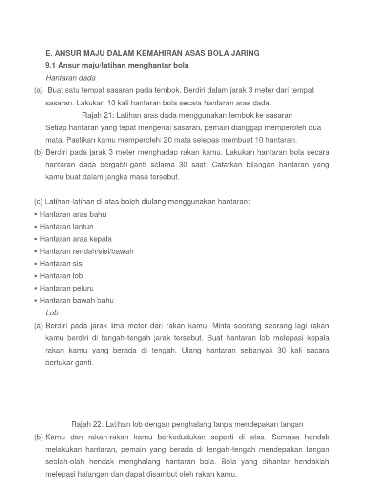 Bola Jaring Pdf