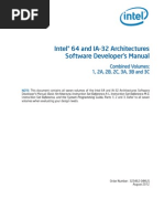 Intel® 64 and IA-32 Architectures Software Developer's Manual