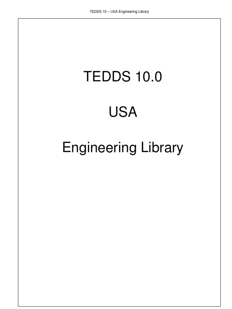 TEDDS Engineering Library (US) | PDF | Beam (Structure) | Column
