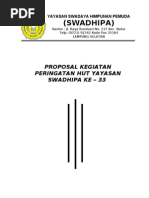 Download Contoh Proposal Kegiatan HUT SWADHIPA ke 33 by Muhammad Guschoyyin SN132039556 doc pdf