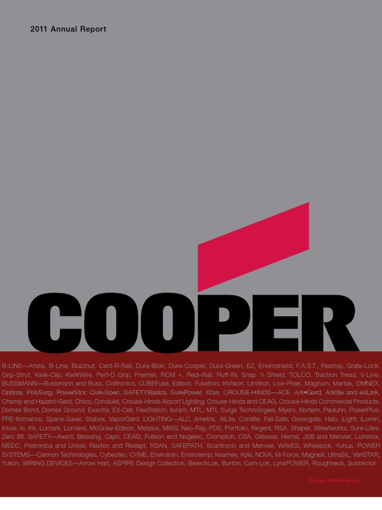 Cooper INdustries Efficient Energy Use Smart Grid