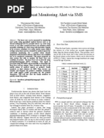 Heartbeat Monitoring Alert Via SMS