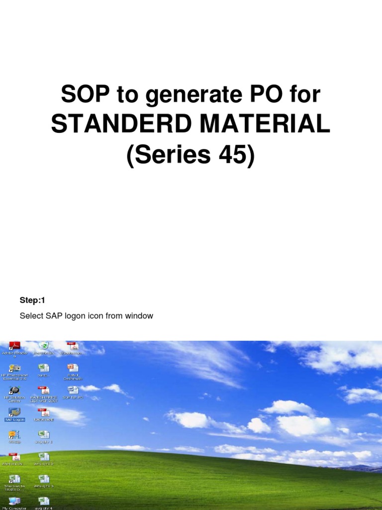 SAP PO Generation Guide | PDF | Business