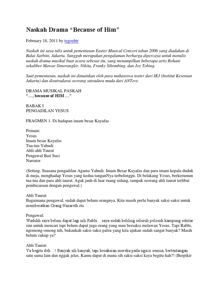 Naskah Drama Paskah