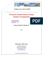 Practical Considerations in Pump Suction Arrangements