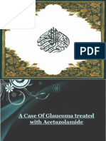 Acetazolamide in Glaucoma