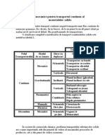 Utilaje Pentru Transportul Materialelor Solide