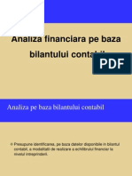 Analiza Financiara Pe Baza Bilantului-Sinteza