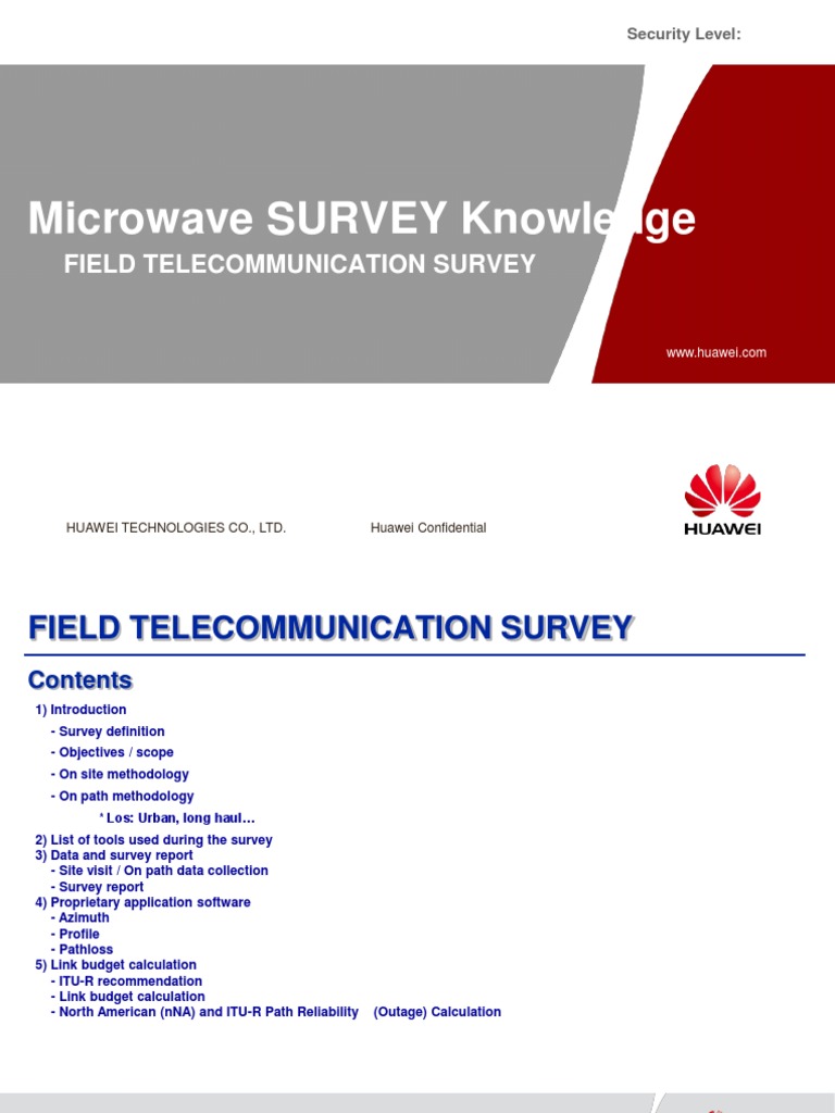 Micowave Survey Knowledge-20080226-A | PDF | Surveying | Antenna (Radio)