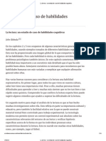 La Lectura - Un Estudio de Caso de Habilidades Cognitivas PDF