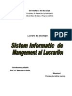 Lucrare Disertatie Sistem Informatic de Management Al Lucrarilor