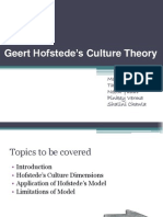 Geert HofstedeGÇÖs Culture Theory