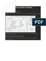Membuat Poster Photoshop