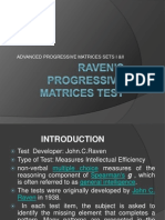 APM (Advanced Progressive Matrices)