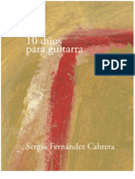 10 Duos para Guitarra Sergio Fernandez Cabrera (Libro)