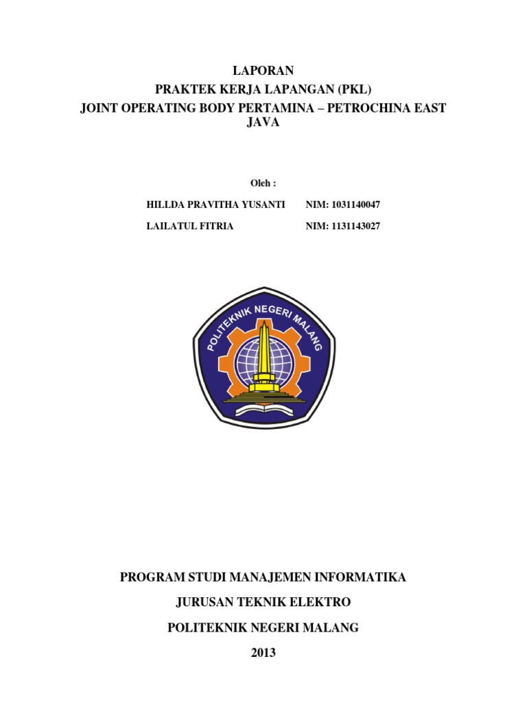 Contoh Laporan Pkl Mahasiswa Teknik Informatika  Kumpulan Contoh Laporan