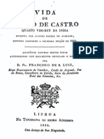 Vida de D. João de Castro, Quarto Visorey Da India