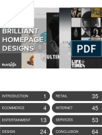 54 Examples of Brilliant Homepage Design