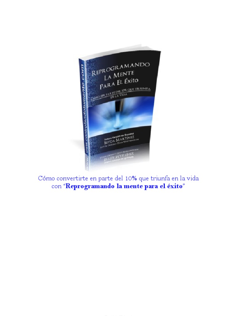 Reprogramando La Mente para El Exito | PDF | Mente | Cerebro