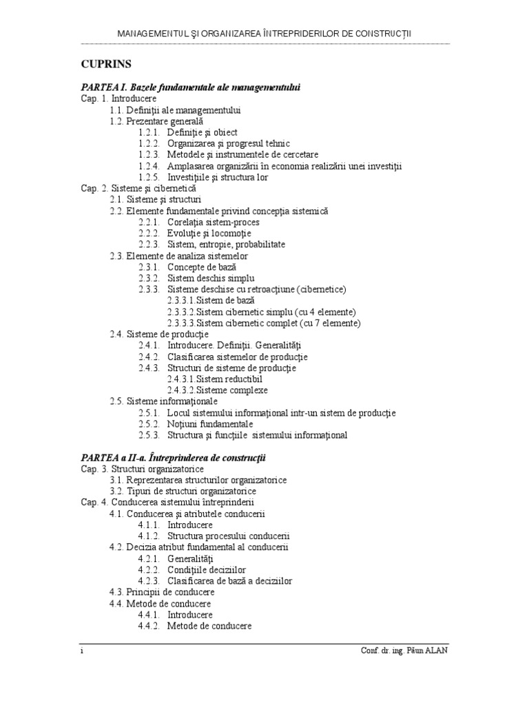 Curs Management | PDF