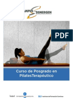 Diploma de Posgrado en Pilates Terapeutico PDF