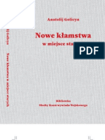 Anatolij Golicyn, Nowe Kłamstwa W Miejsce Starych. Komunistyczna Strategia Podstępu I Dezinformacji