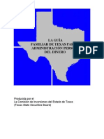 Guía Familiar para la Administración Personal del Dinero, Texas 2006