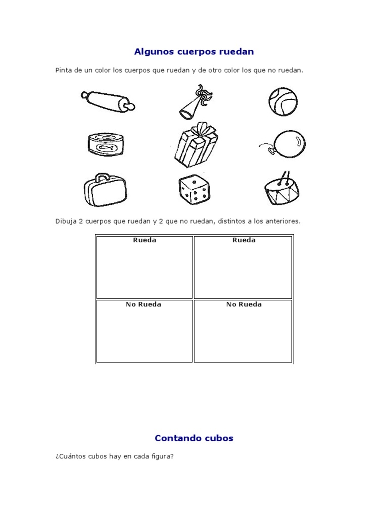 Objetos que Ruedan y No Ruedan | PDF | Triángulo | Geometría euclidiana