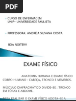 EXAME FÍSICO
